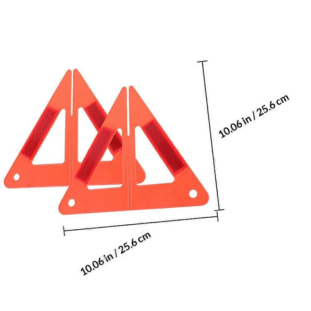 Reflective Triangle Warning Triangles for Vehicle Safety 3Pcs Emergency Roadside
