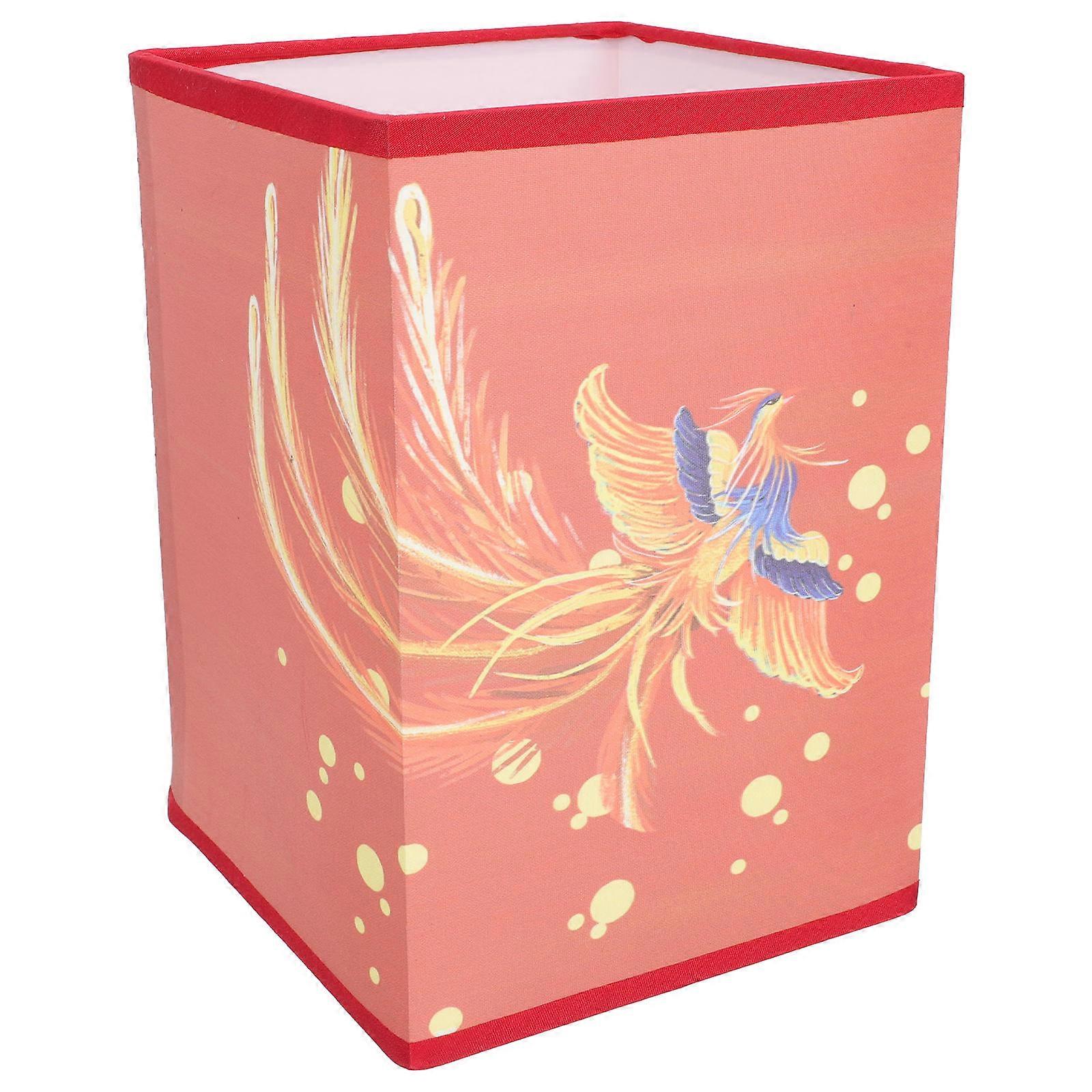 Four-Sided Lampshade Desk Lamp Lampshade for Multi-Function Decoration