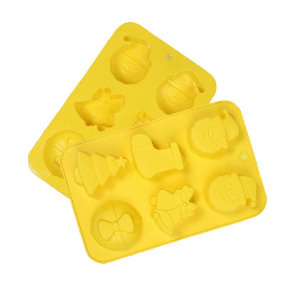 Christmas Molds Silicone 6 Cavity Silicone Mold for Kitchen Baking
