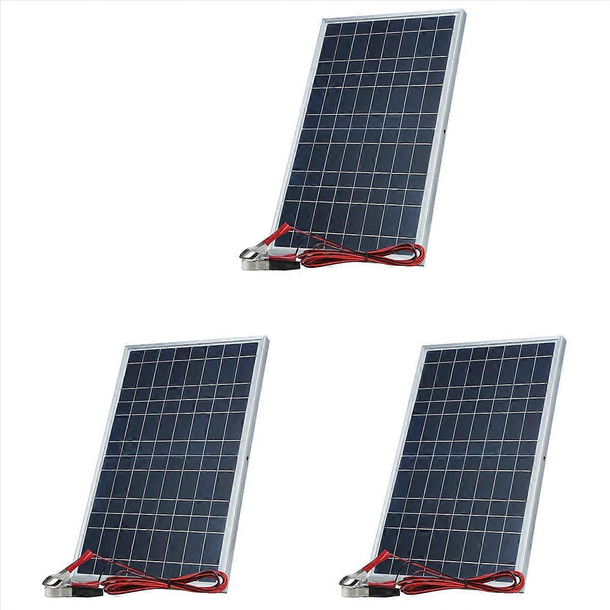 12V Solar Panel Kit Complete 30W Power Solar Cell Generator for Home