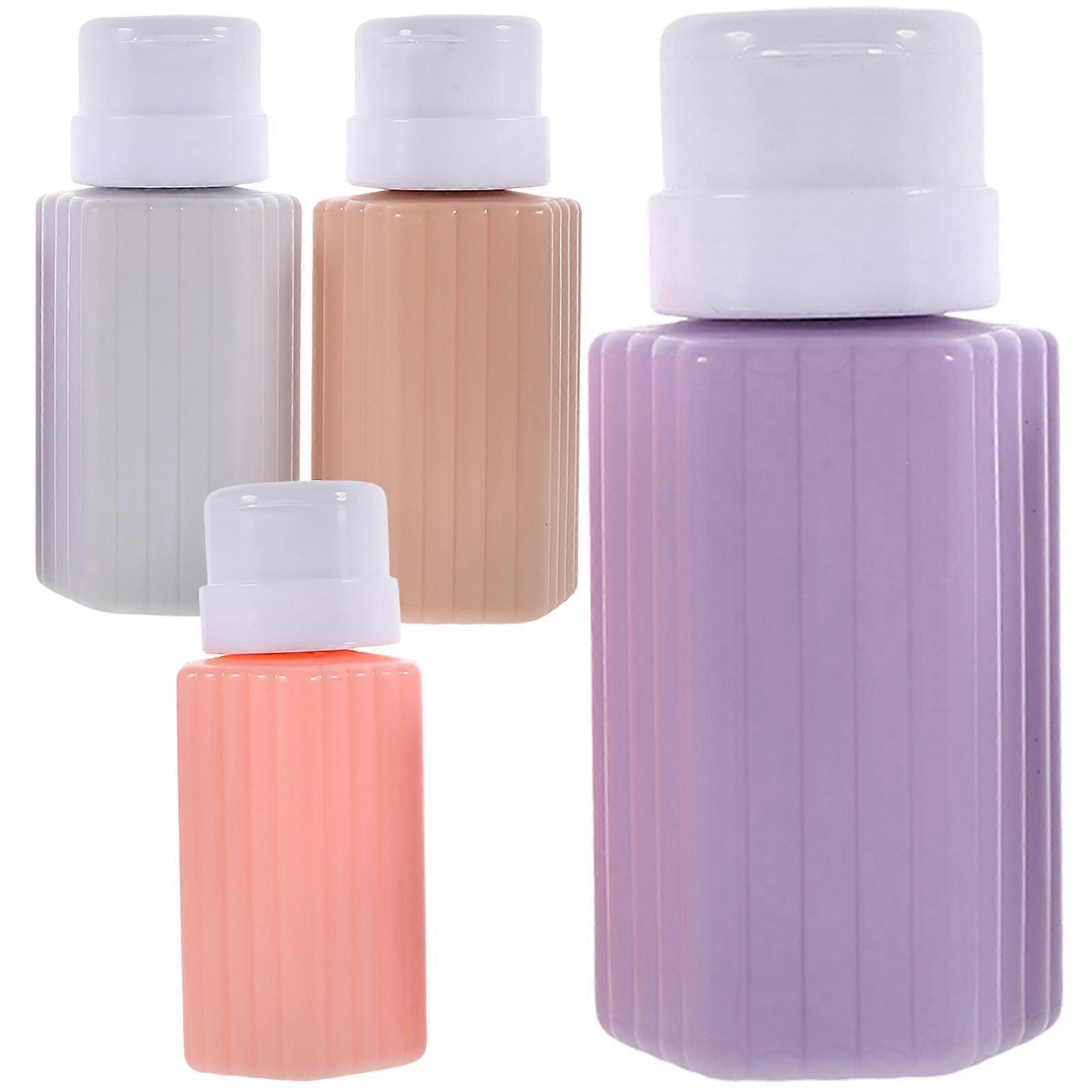 Nail Polish Remover Pump Liquid Pump Bottles for Storage Use 20Pcs