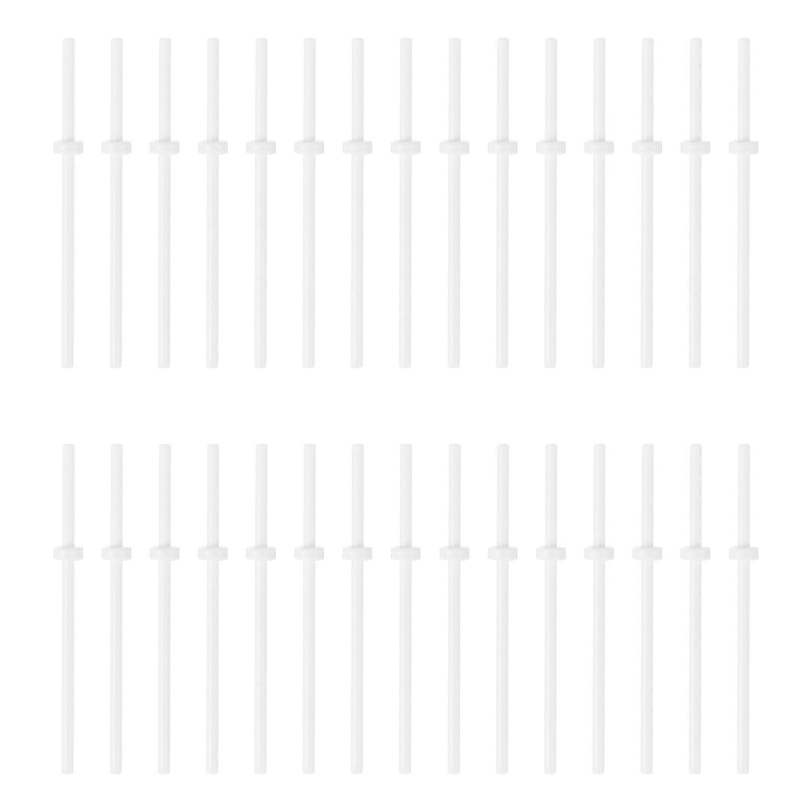 Lollipop Plastic Sticks White for DIY Use 72Pcs Eco Friendly Candy Tools