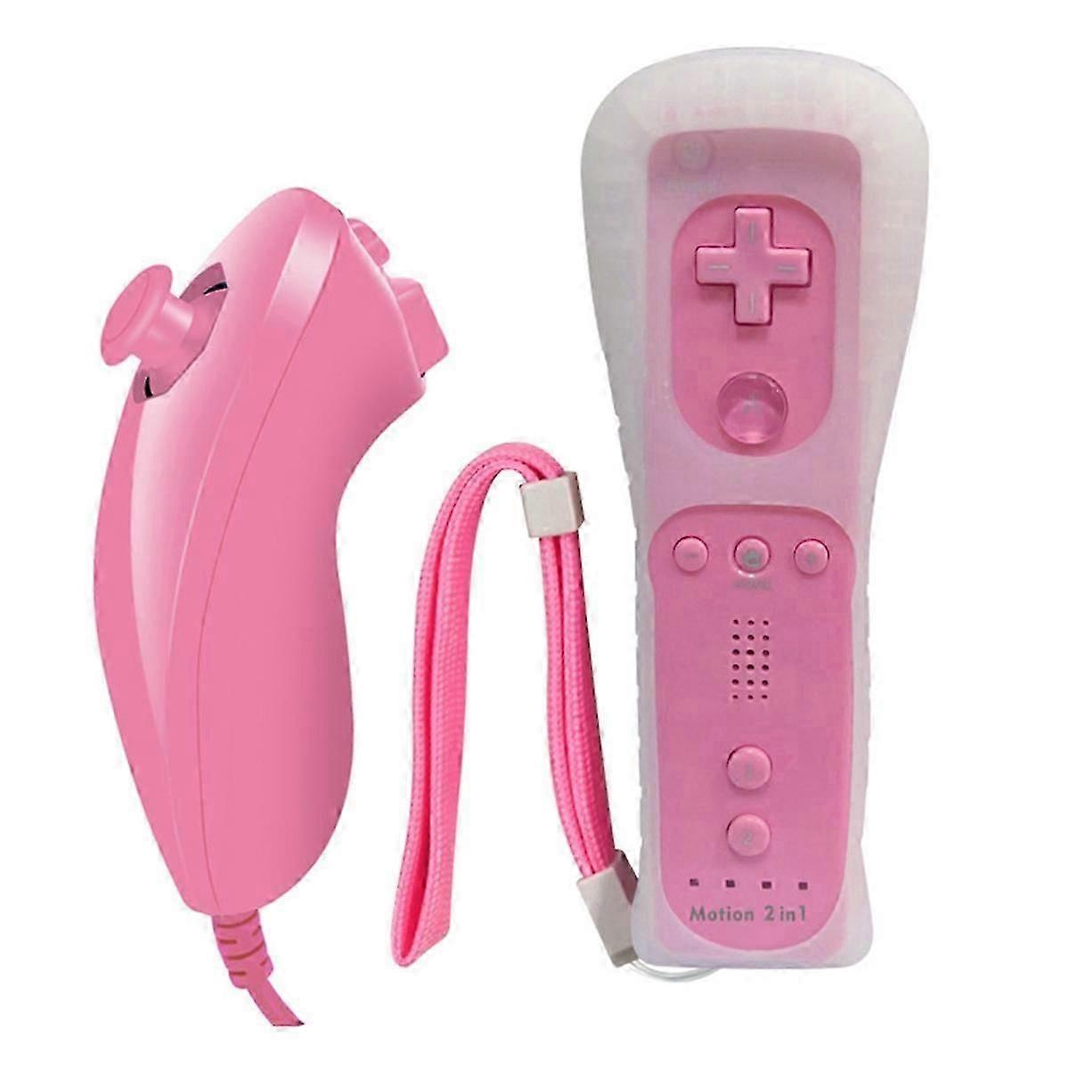 Bluetooth Gamepad for / U Console Wireless Remote Controller with Motion Plus, Nunchuck, and Wrist Strap D