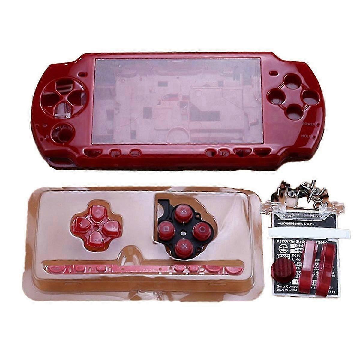 For PSP2000 Game Console Shell Case Professional Protection Shell Cover Set Replacement with Button