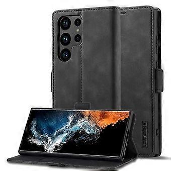 For Samsung Galaxy S26 Ultra 5G LC.IMEEKE Strong Magnetism Microfiber Leather Case