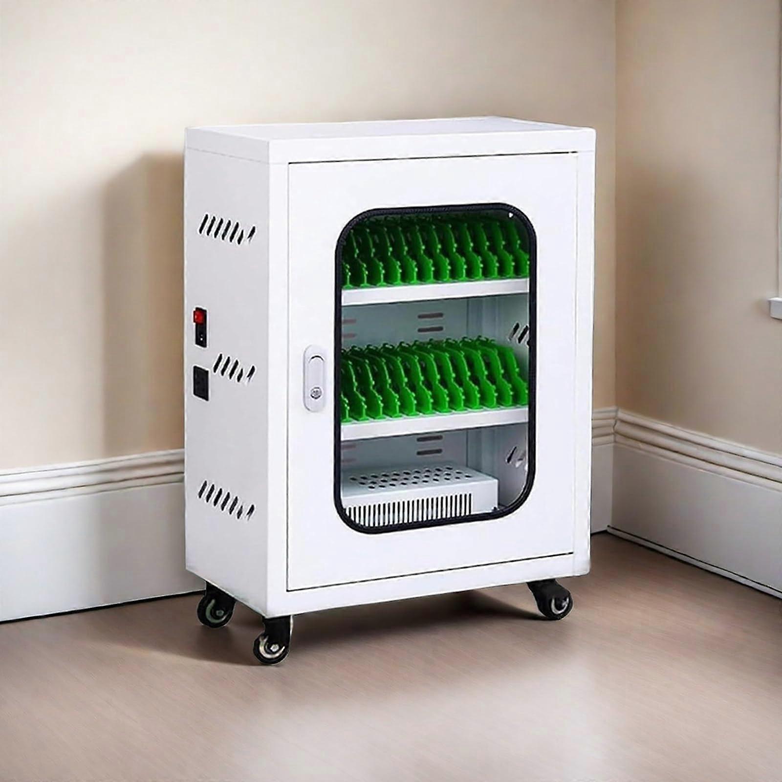 30 Bay Laptop Charging Station for Classroom, MultiDevice Storage with Efficient Cable Management