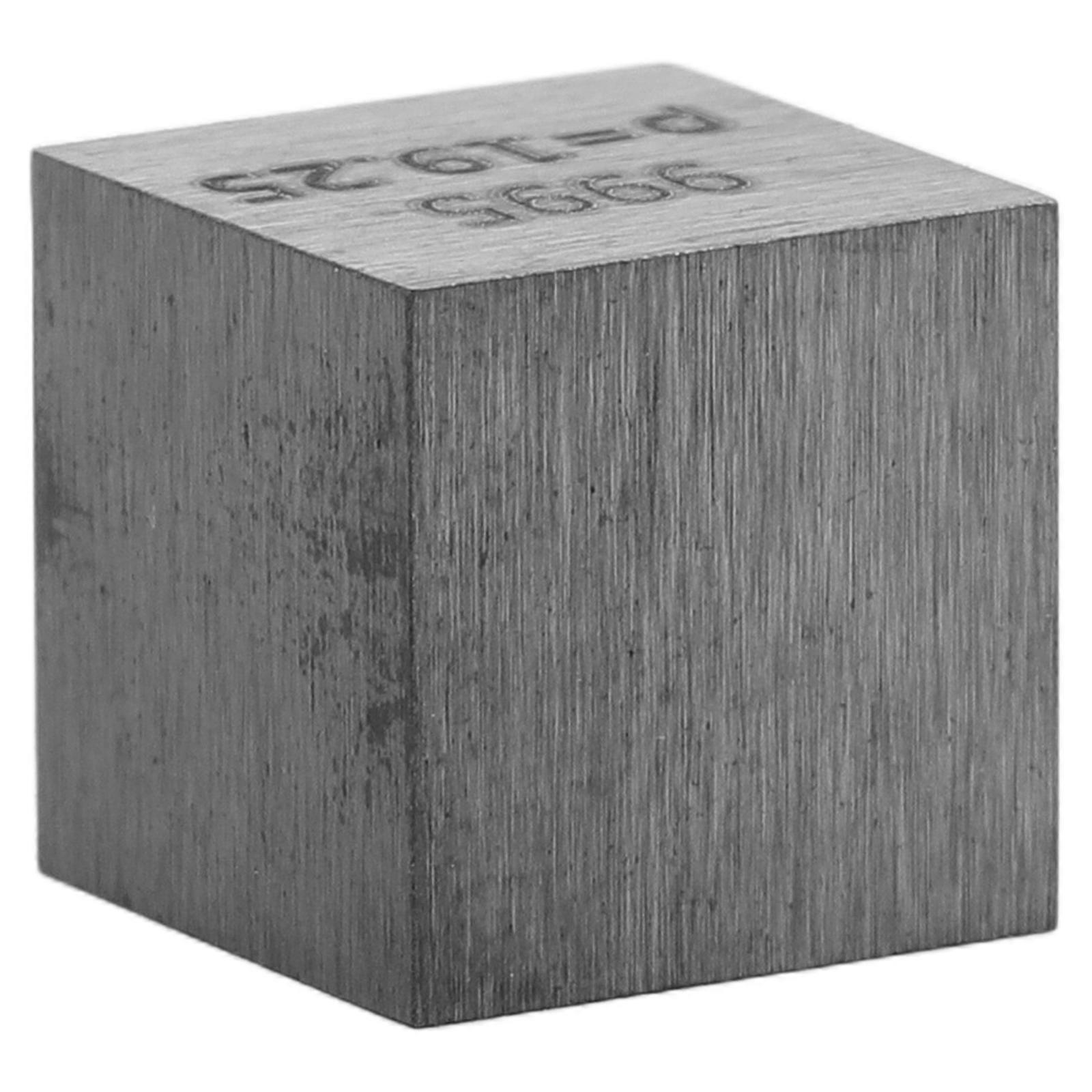Silver Tungsten Metal Cube for Science Lab Experiment