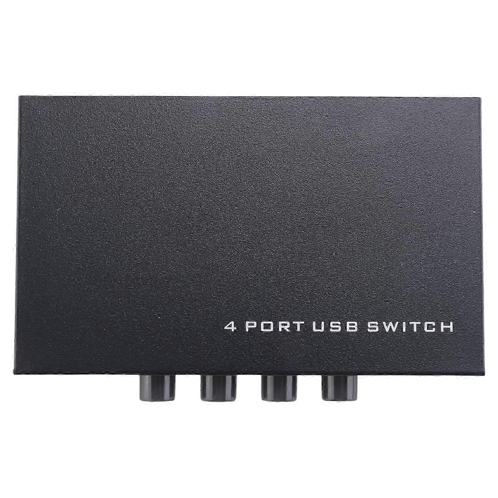 Newest Mini 4 Ports USB Printer Scanner Sharing Share Switch Splitter Box Hub