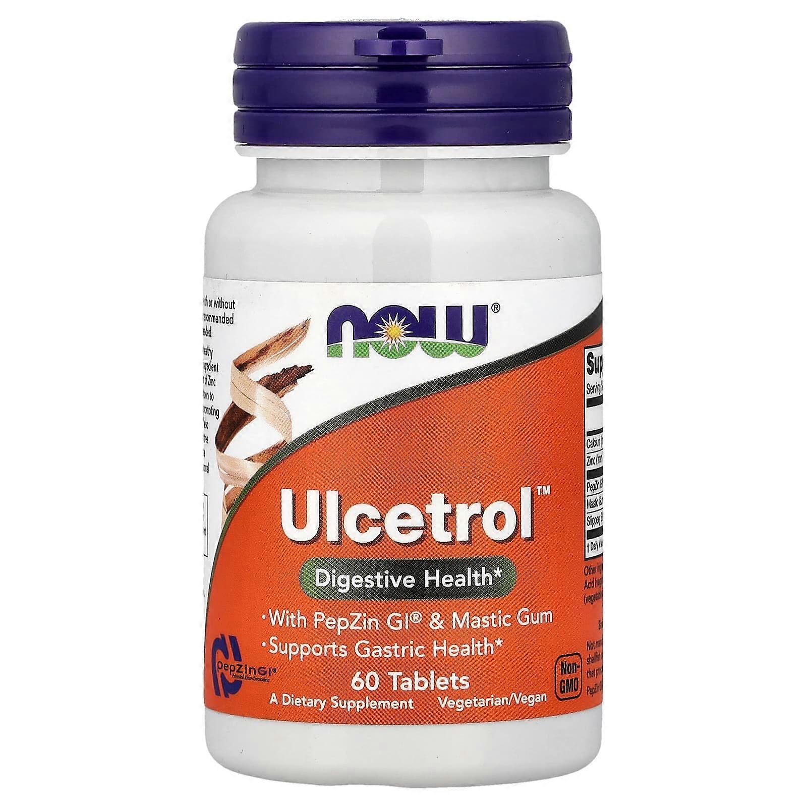 NOW Foods, Ulcetrol, 60 Tablets