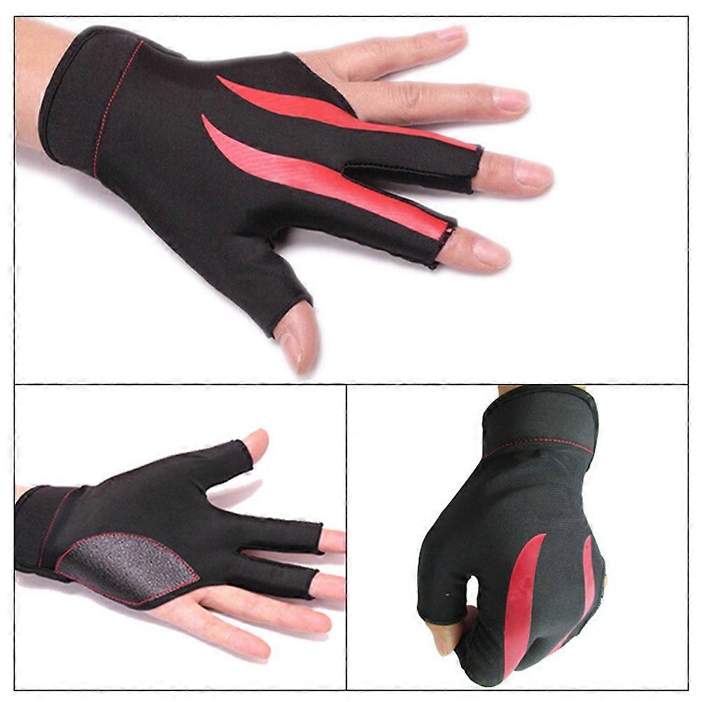 Billard-Queue-Handschuh, 3-Finger-Handschuh für Linkshänder, Einzelstück