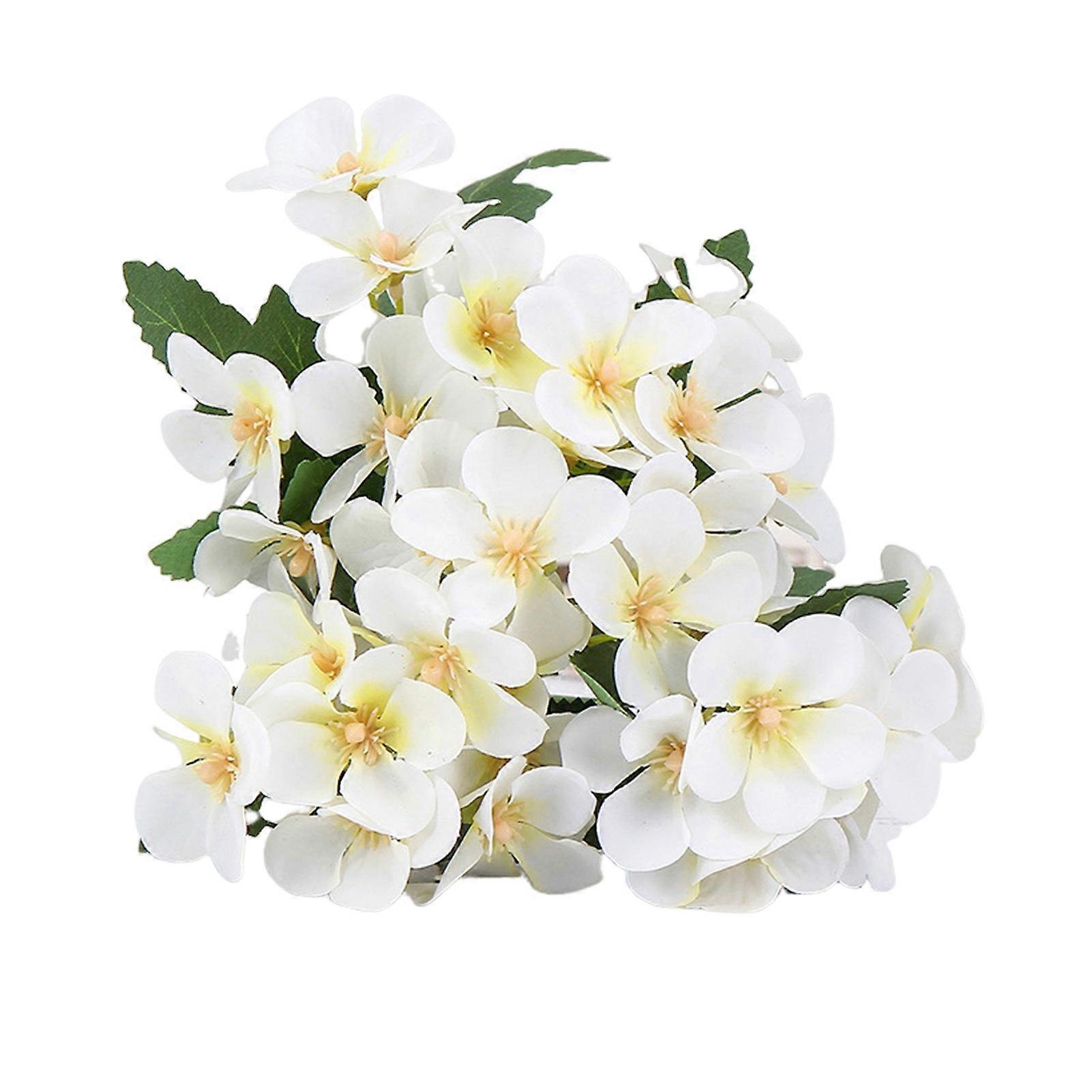 Space Saving Artificial Begonia Flower Branch 5 Fork 35 Head for Wedding
