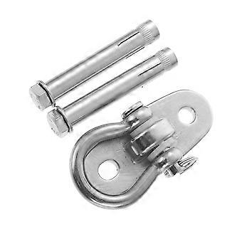 Silver Hammock Fixing Hook for Swing 1Set Stainless Steel Strong