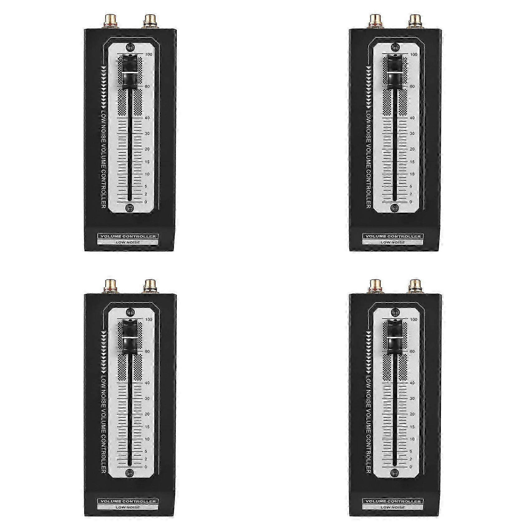 4X Passive Volume Controller Passive Preamp Active Speaker Volume Adjustment Controller Professional Audio Equipment