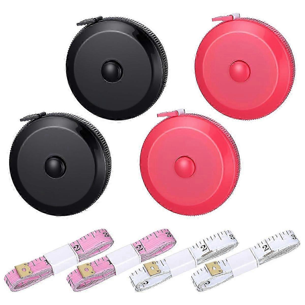 8PCS Retractable Tape Measure