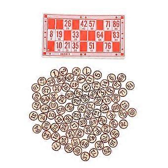 1 ensemble de jeu de bingo Échecs Bingo Nombre de cartes et Nombre Pièces d’échecs Accessoires de jeu