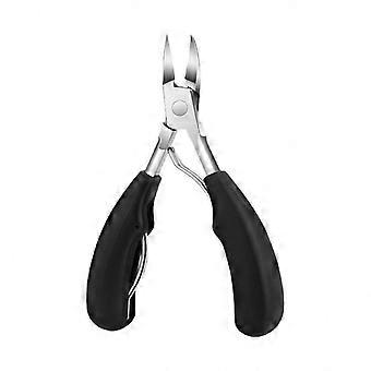 Alicate de cutículas e removedor de pele morta em aço inoxidável para uso em manicure e pedicure. Ferramenta de cuidados pessoais.