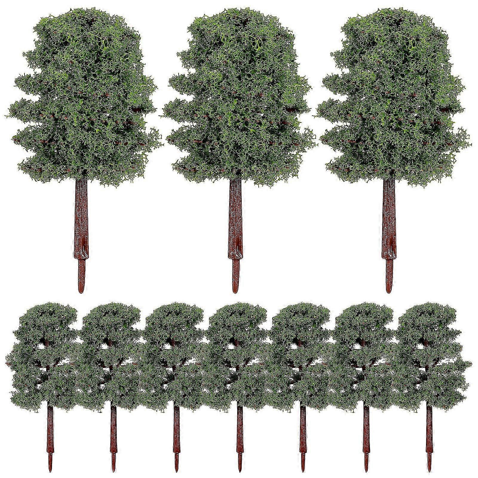 Green Model Tree for Scenery Decoration, 20Pcs