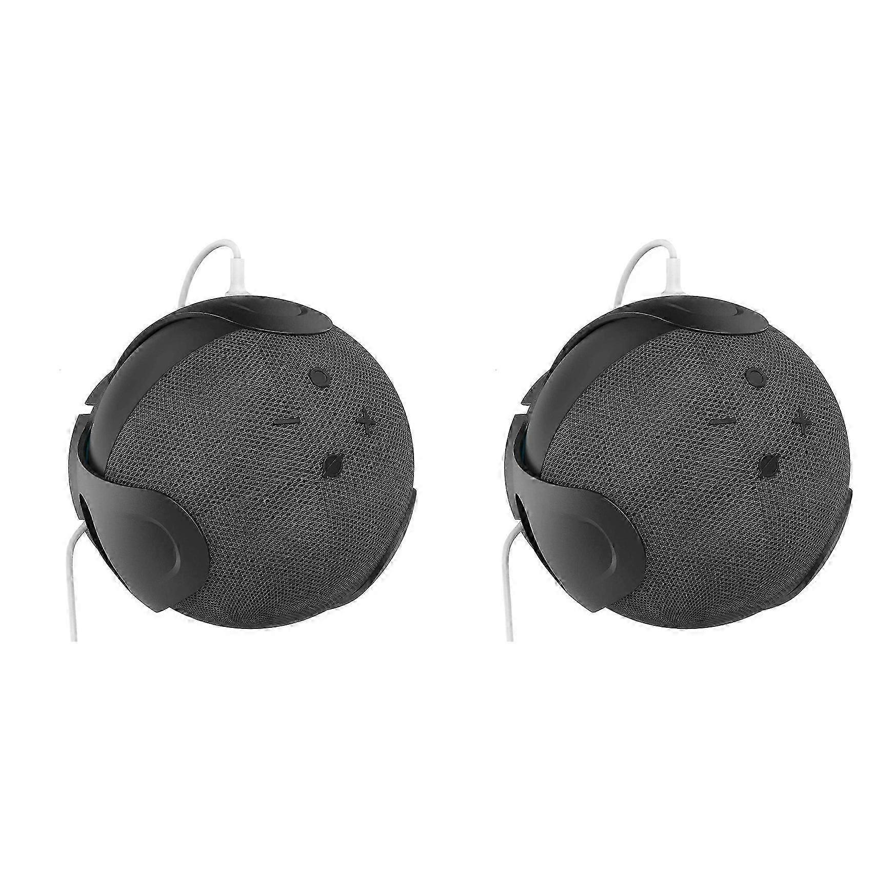 2X Wall Mount Holder compatible with Echo Dot 5./4.Generation Speaker Speaker Outlet Wall Bracket Stood compatible with Echo Dot 5Th/4Th Gen
