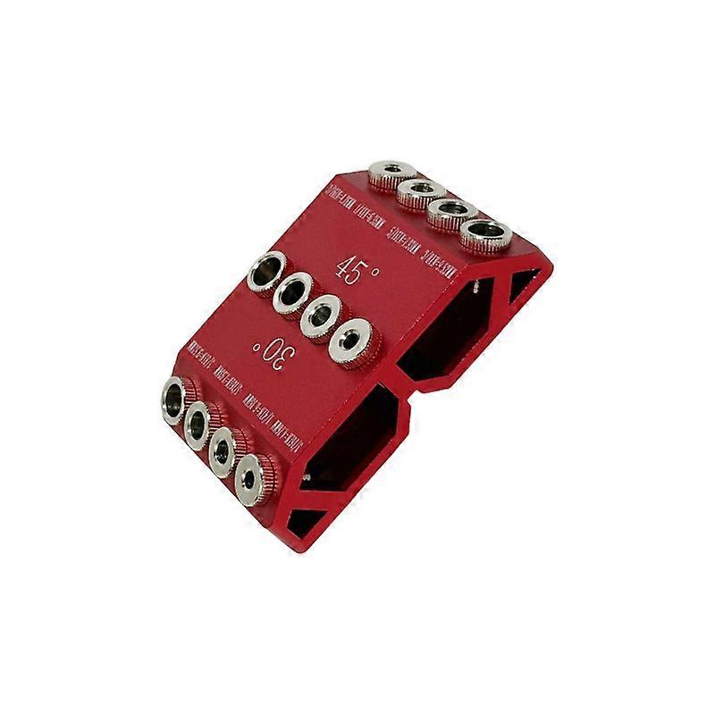 30/45/90 Angle Drill Hole Guide Jig for Angled Straight Hole Cable Railing Drilling