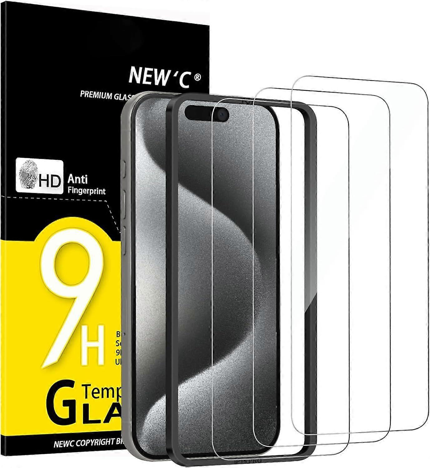 3-pack screen protector tempered glass design, comes with easy installation tool, durable