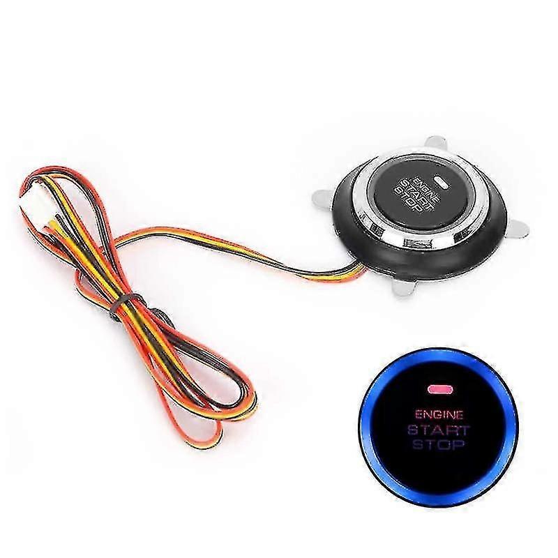 Ignition Starter Button 12v Engine Start Stop Push Button Universal Keyless Entry Ignition Starter Switch For Car