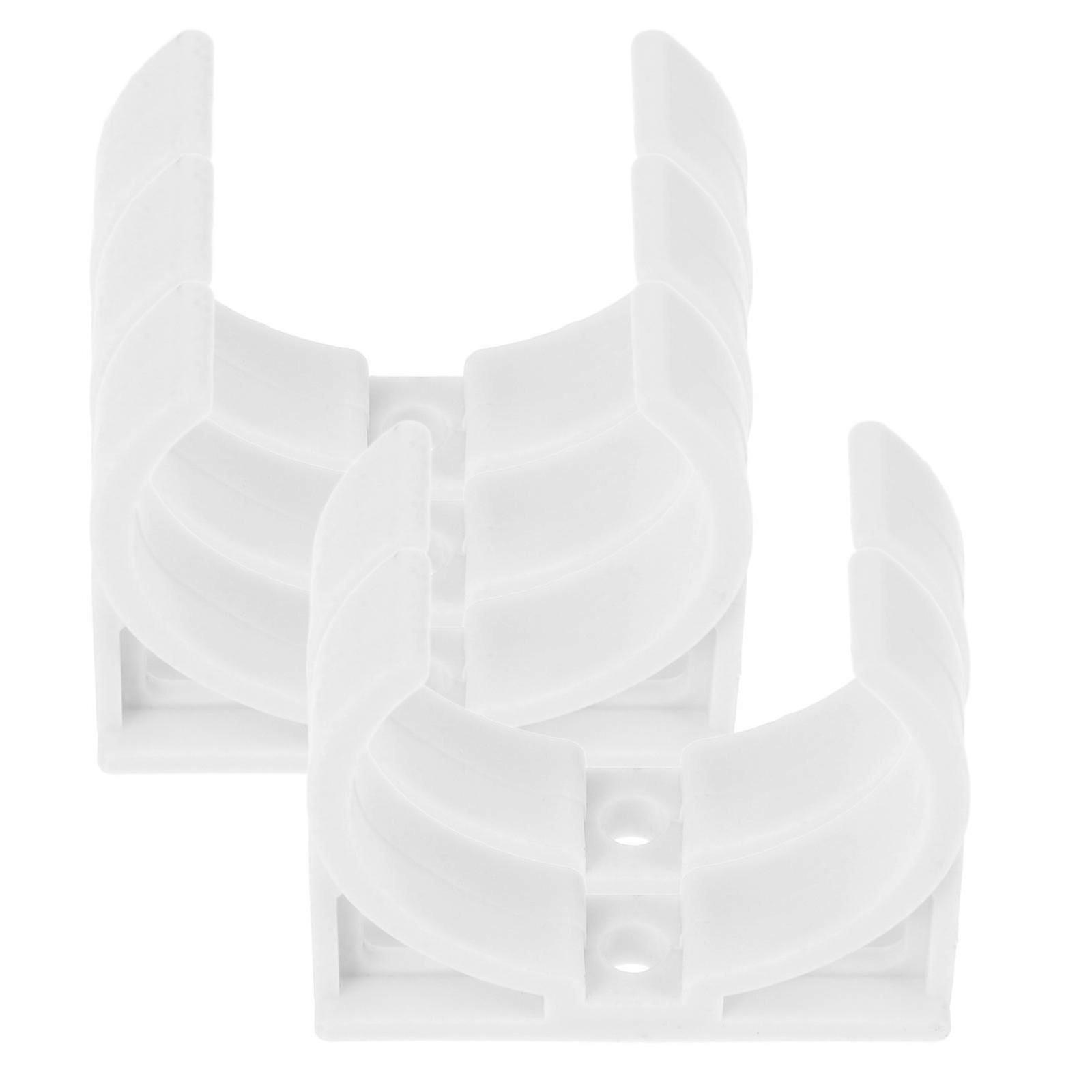 Water Filter Membrane Clips for Secure Replacement 5Pcs White Plastic Clips