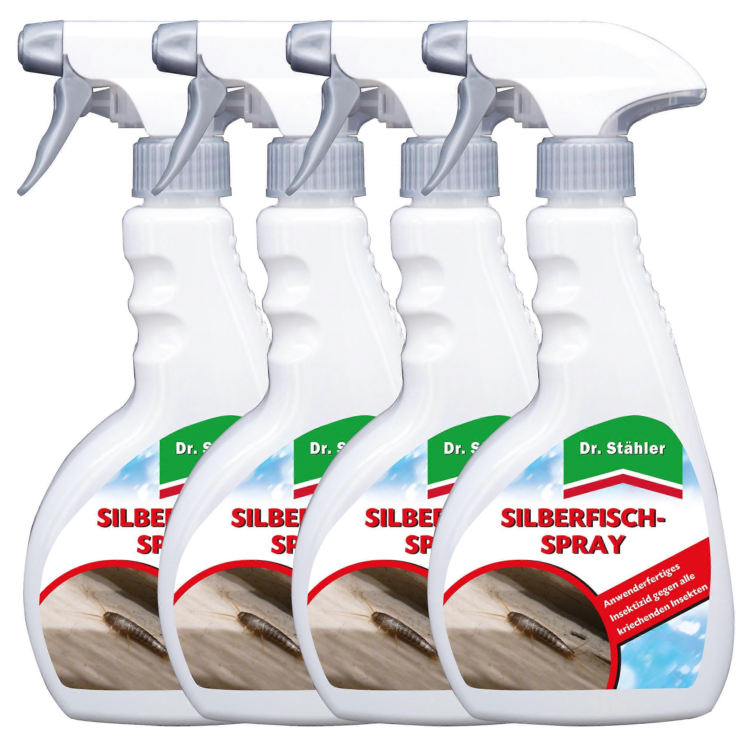 4 x DR. STÄHLER silverfish spray, 500 ml