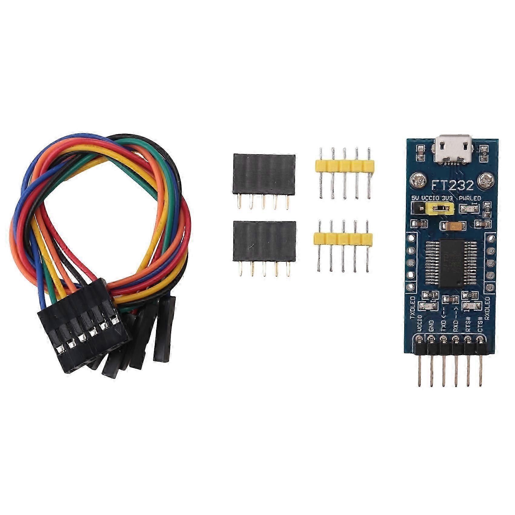 FT232 USB UART Board Mini Interface USB to UART Serial Port Module FT232RNL compatible for Win7/8/8.1/10/11 Android