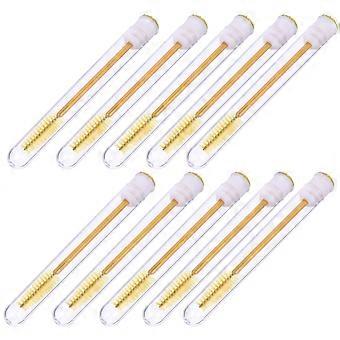 Eyelash Brush Tube for Beauty Use 20Pcs ABS Rhinestone Decorative Tubes