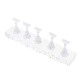 1Set Acryl-Nagel-Praxisständer Acryl-Nagelstück-Display-Racks Maniküre-Werkzeuge