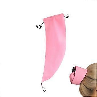 Wasserdichte Haarhülle für langes Haar, Duschhaube mit Öffnung für Pferdeschwanz, Schneller Ansatz-Auffrischungsschutz, Styling für Pool, Strand, Fitnessstudio und Reisen (1 Stück)