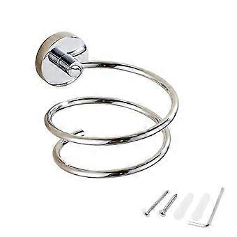 Chrome Wall Mounted Hair Dryer Holder, 304 Stainless Steel Hair Dryer Storage/holder, Bathroom Accessories