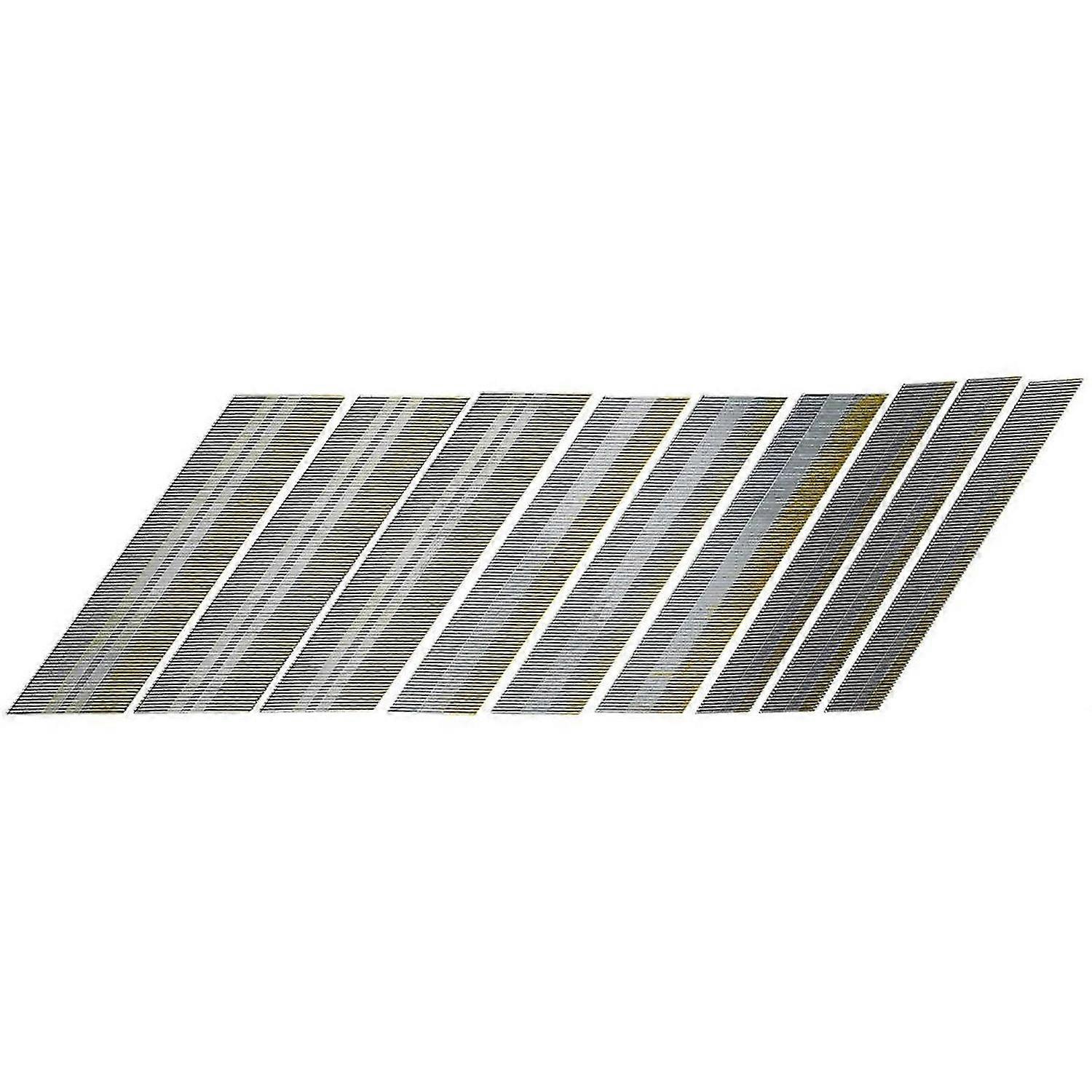 15 Gauge DA Angled Nails,34-Degree,900-Pack Galvanized Assorted Size