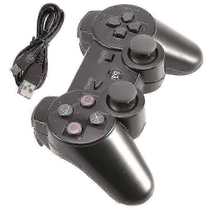 Wireless 2.4g Usb Ps3 Gamepad Controller Black