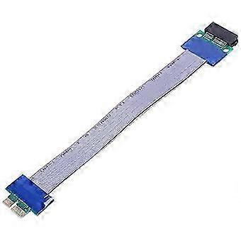 Pci- Pci-e 1x Riser Card Flex Extender Extension Cable For Pc
