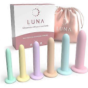 2025 Newest Luna Silicone Pelvic Floor Strengthener Dilator - 6 Different Sizes - Female Pelvic Floor Strengthener - Female Dilator