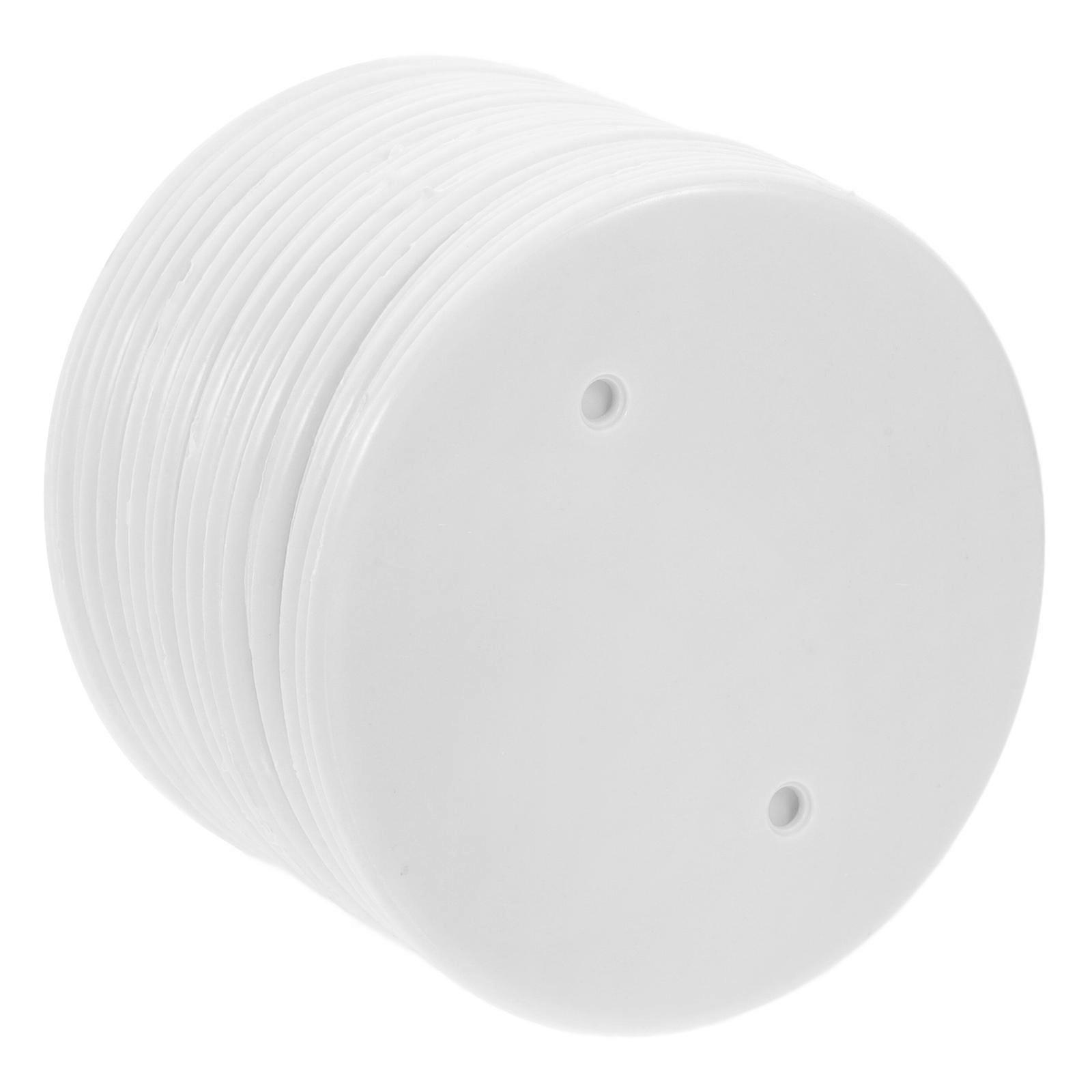 Round Ceiling Cover White for Cable Protection Replacement 90Pcs