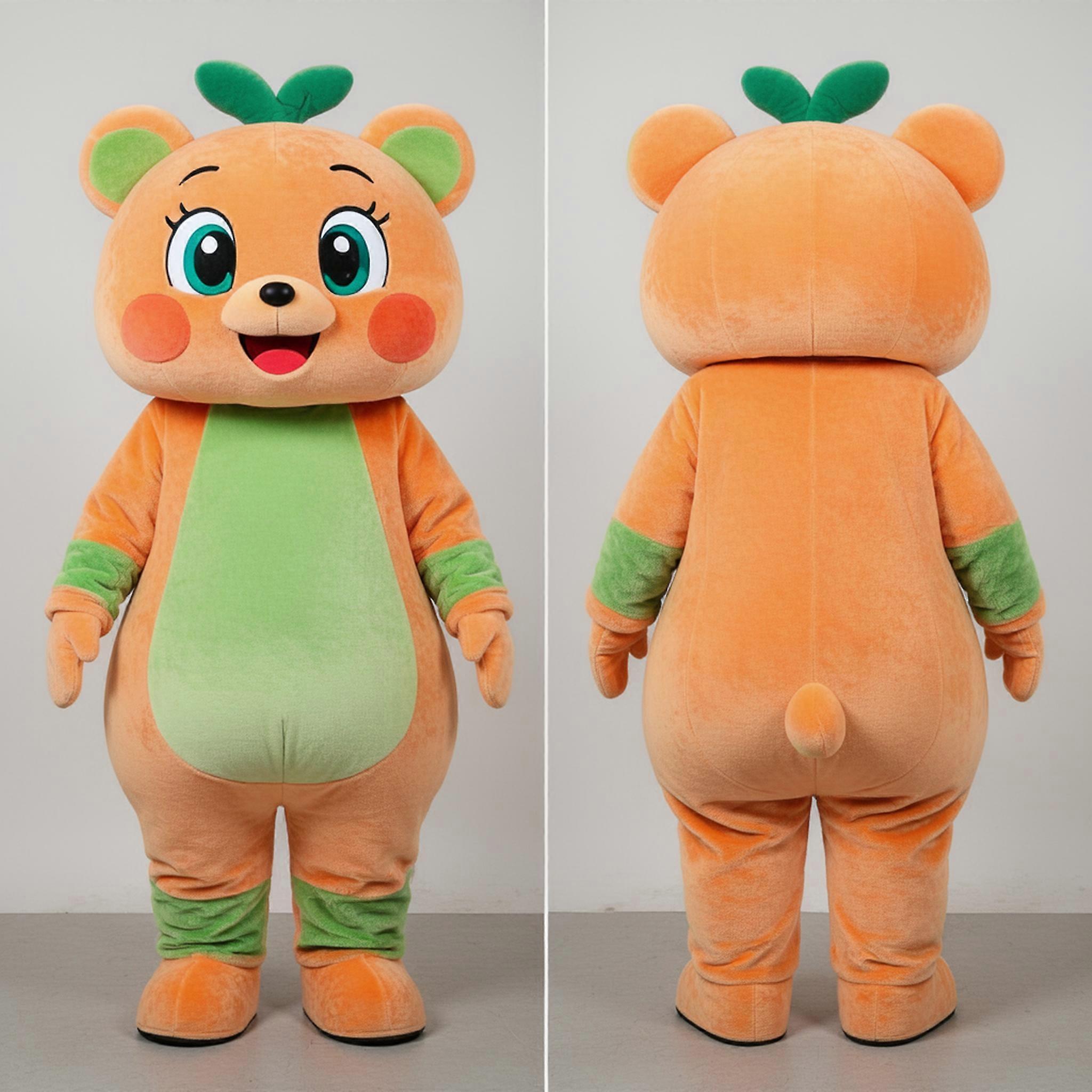MASTICOT Golden Fuzzy Apricot Mascot