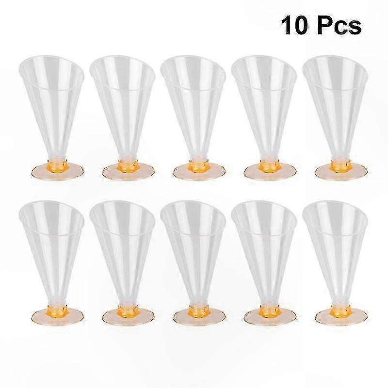 10-Pack Dessert Cups for Pudding and Snacks