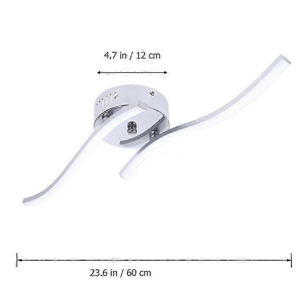 Wave Ceiling Light Two-compatible withk LED Ceiling Lamp compatible with Lighting 1Pcs 12W
