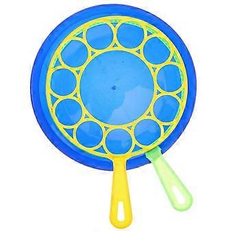 Tray Bubble Wand Set for Kids and Adults - Durable Outdoor Maker Kit with Large Dipping Tray for Garden Patio Park Lawn
