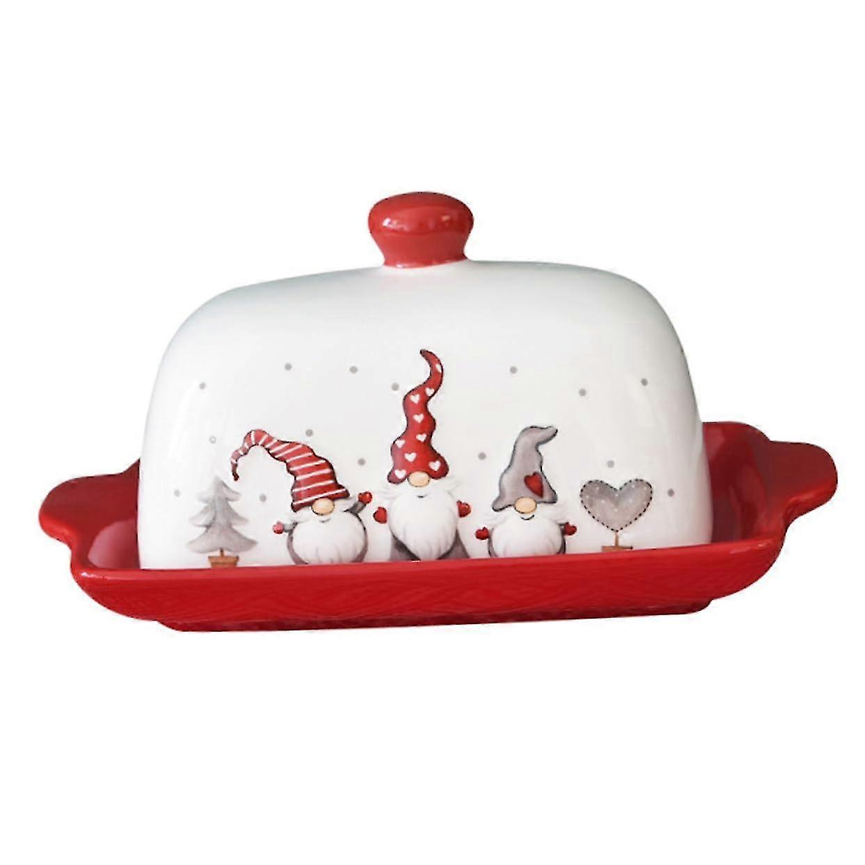 Ceramic Butter Crock With Lid