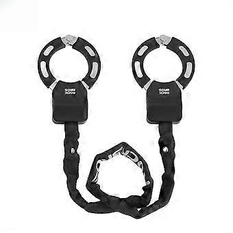 Portable Coiled Chain Lock for Bikes