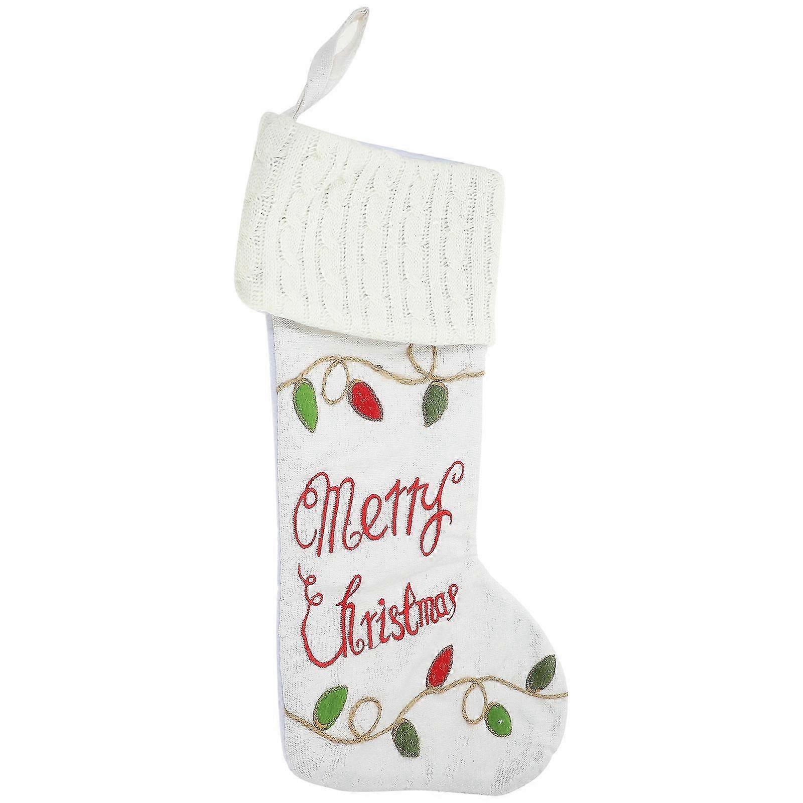 3Pcs Decorative Holiday Stocking Set