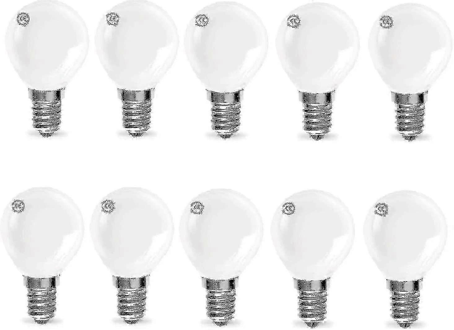 40W 240V E14 Pearl Round Light Bulbs 1PC