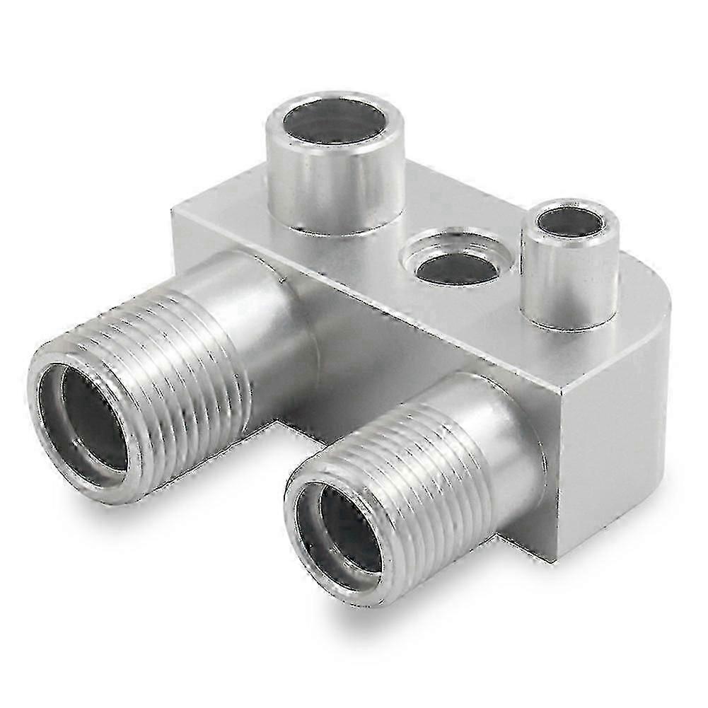 compatible with LSX LS3 Engine Swap Conversion A/C Line Compressor Adapter Fitting, AC Compressor Aluminum Adap