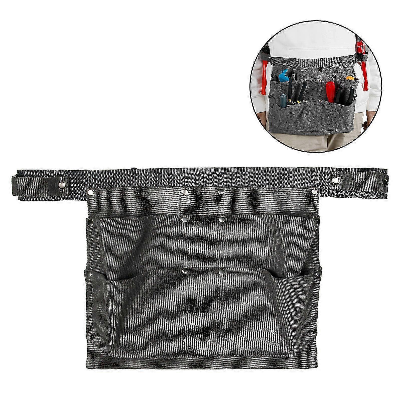 Adjustable Multi Pocket Tool Apron Canvas