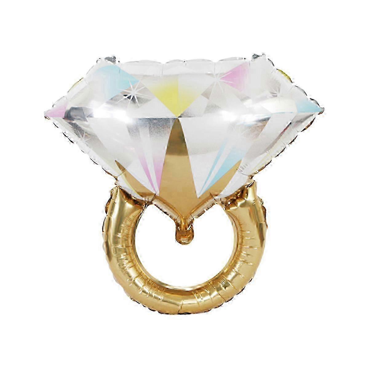 Shiny Diamond Ring Foil Balloon