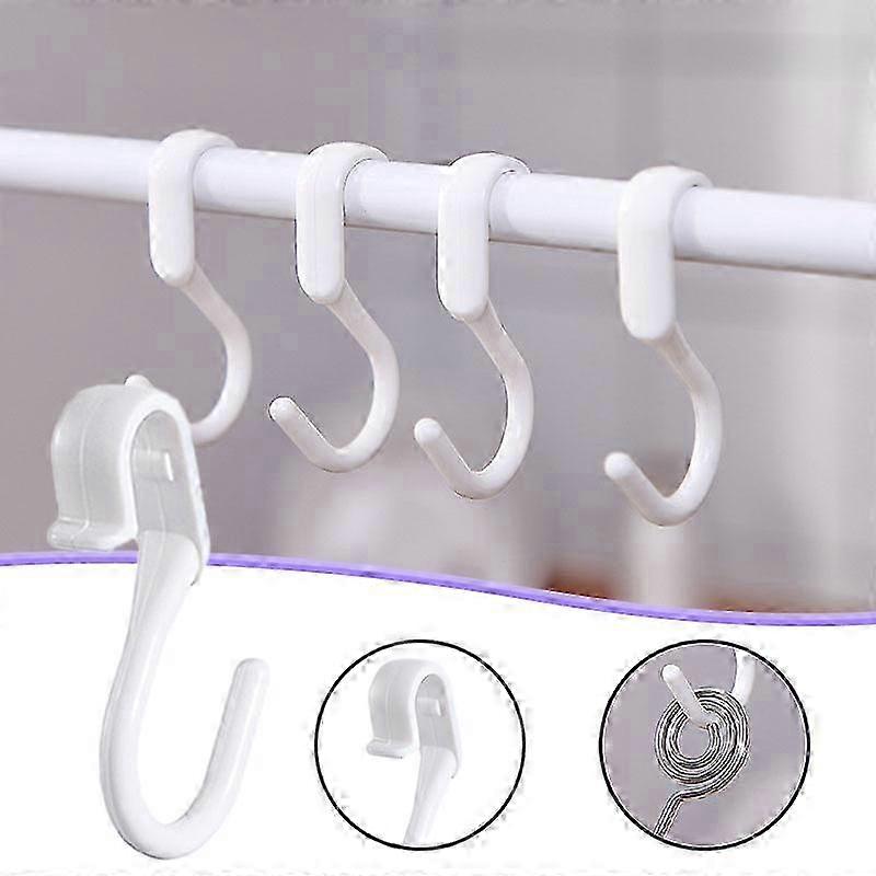 10x Lightweight Shower Rod Hooks