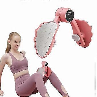 Inner Thigh and Pelvic Floor Exercise for Women Adjustable Pelvic Floor Exerciser with Counter and 3-Hole Resistance Adjustment